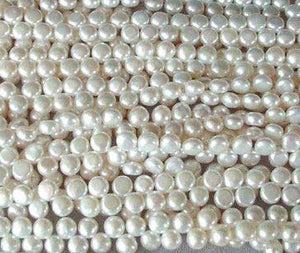 10 top-Drilled Creamy White Fresh Water Pearls 4762 - PremiumBead Alternate Image 3