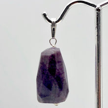 Load image into Gallery viewer, Very Rare! Purple Faceted Sugilite Sterling Silver Pendant! | 1 3/8&quot; Long |
