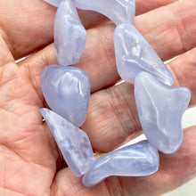 Load image into Gallery viewer, Blue Chalcedony Pendant 18 Bead Strand - PremiumBead Alternate Image 4
