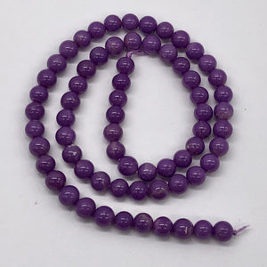 Phosphosiderite 15.5" Strand Round | 65 Beads | 6 mm | Lavender |