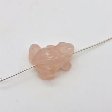 Load image into Gallery viewer, Rose Quartz 2 Hand Carved Frog Beads | 20.5x19x9.5mm | Pink - PremiumBead Alternate Image 4
