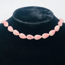 Load image into Gallery viewer, Sweet Pink Rhodochrosite 15x10mm Teardrop Bead Strand
