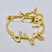 Load image into Gallery viewer, Charming! 6.5 Gram Vermeil Piggy Brooch Pin! 7681
