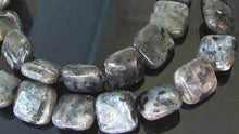 Load image into Gallery viewer, Speckle Labradorite Square Coin Bead 7.5 inch Strand 9557HS - PremiumBead Primary Image 1
