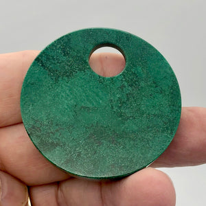 Green African Jade 50mm Pi Circle Pendant Bead - PremiumBead Alternate Image 8