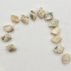 Unique Diamond Shape African Opal Bead Strand - PremiumBead Alternate Image 10