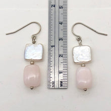 Load image into Gallery viewer, Spectacular Peruvian Pink Opal Sterling &amp; Pearl Set 200039
