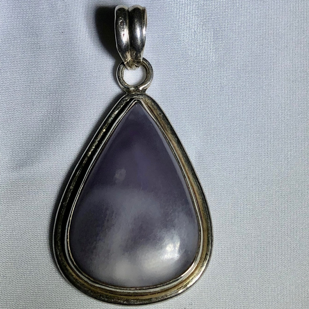 Tiffany Stone Teardrop Pendant 2 1/8 x 1 1/8