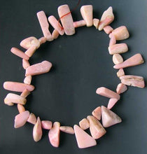 Load image into Gallery viewer, 419cts Pink Peruvian Opal Briolette Bead Strand 110460A - PremiumBead Primary Image 1
