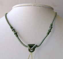 Load image into Gallery viewer, Olive Green Wrapped Silk Cording 16-26 inch Necklace 10528A - PremiumBead Primary Image 1
