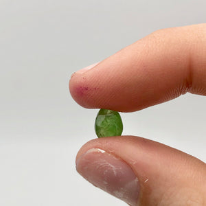 Deep Green Grossular Garnet Faceted Flat Briolette Bead, 8.5x6mm, 5131 - PremiumBead Alternate Image 6