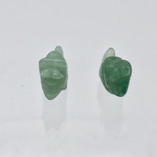 Load image into Gallery viewer, Dinosaur 2 Carved Aventurine Triceratops Beads | 22x12x7.5mm | Green - PremiumBead Alternate Image 9
