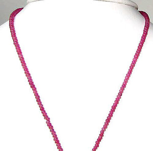 45cts AAA Gemmy Natural Pink Sapphire Bead Strand 103940A - PremiumBead Alternate Image 4