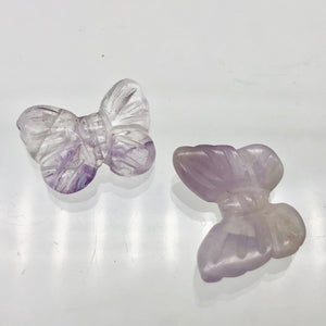 Fluttering 2 Amethyst Butterfly Beads | 21x18x5mm | Purple - PremiumBead Alternate Image 7
