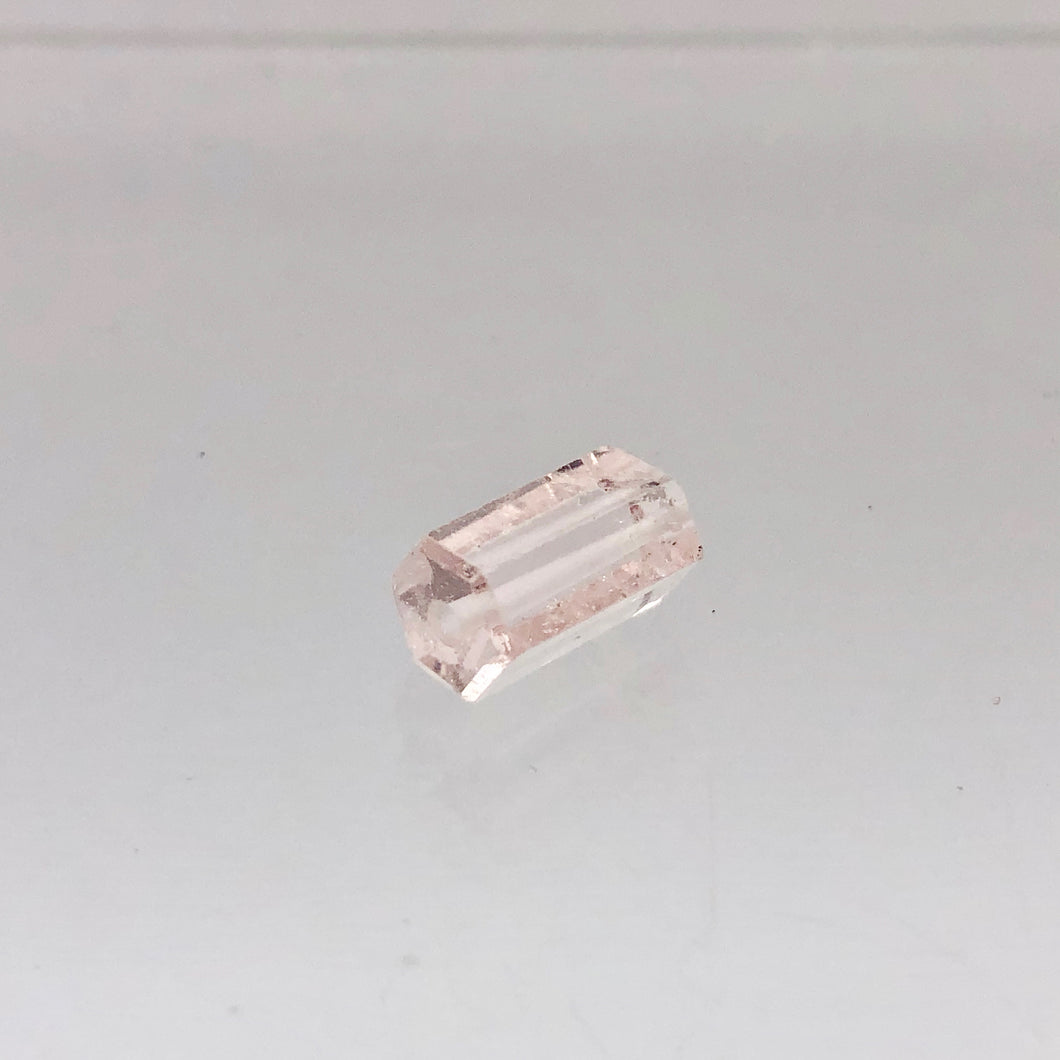 4.6cts Morganite Pink Beryl Hexagon Cylinder Bead | 10.5x6mm | 1 Bead | 3863F - PremiumBead Primary Image 1