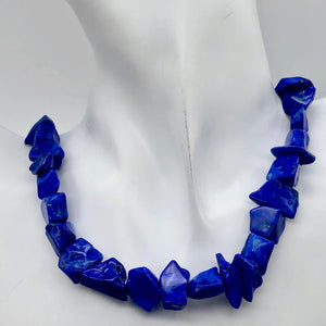 Intense! Natural Gem Quality Lapis Lazuli Bead Strand!| 42 beads | 11x10x6mm | - PremiumBead Alternate Image 3