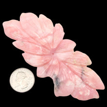 Load image into Gallery viewer, Hand Carved Pink Peruvian Opal Flower Semi Precious Stone Bead | 183.4cts |
