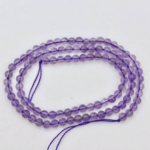 Lilac Natural 4mm Amethyst Round Bead Strand | ~96 Beads | 10813 - PremiumBead Alternate Image 9