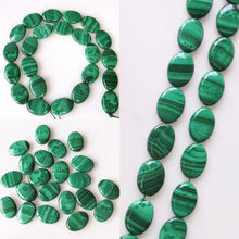 Load image into Gallery viewer, 2 Natural Malachite 18x13x4mm Oval Coin 10249P - PremiumBead Primary Image 1
