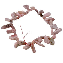 Load image into Gallery viewer, Pink Peruvian Opal 82g Varied Bead Strand | 15&quot; | Pink | 43 Beads |
