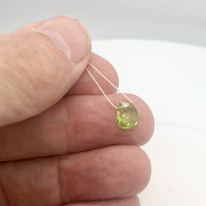 Peridot Faceted Briolette Bead | 1.8 cts | 9x6x5mm | Green | 1 bead | - PremiumBead Alternate Image 3