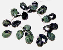 Load image into Gallery viewer, Green Kambaba Jasper Faceted Briolette Bead Strand 107304 - PremiumBead Primary Image 1
