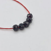 Load image into Gallery viewer, 2 (pair) Pyrope Garnet Faceted Round Beads | 6x5mm | Red | 6608 - PremiumBead Alternate Image 4
