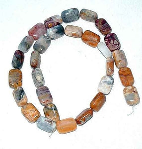 6 Golden Crazy Lace Agate Focal Rectangle Beads 8974 - PremiumBead Alternate Image 3