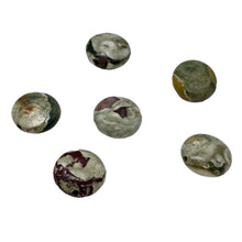 Load image into Gallery viewer, Raintree Rhyolite Jasper 11mm Coin Bead Strand 109538
