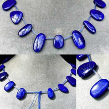 Load image into Gallery viewer, Natural Lapis Freeform Pendant Bead Strand 105058B - PremiumBead Primary Image 1
