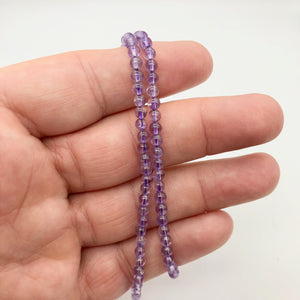Lilac Natural 4mm Amethyst Round Bead Strand | ~96 Beads | 10813 - PremiumBead Alternate Image 6