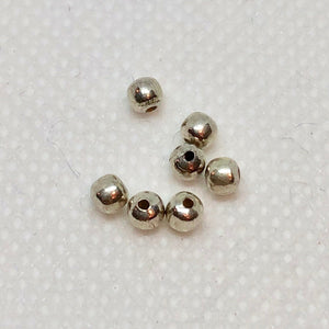 Seven Solid Sterling Silver 3mm Beads 7807 - PremiumBead Alternate Image 2