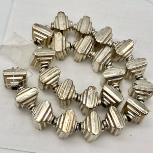 1 Large 13.5x12.5mm 2.6G Sterling Silver Double Stepped Pyramid Beads 003298 - PremiumBead Alternate Image 9