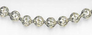 2 Hand Made in Bali Beautiful Lotus Solid Sterling Silver Beads 004038 - PremiumBead Primary Image 1