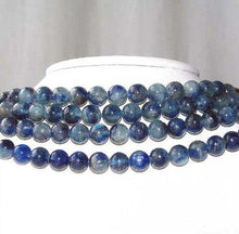 Load image into Gallery viewer, Rare! 2! Blue Kyanite 9mm Round Beads 008475 - PremiumBead Alternate Image 2
