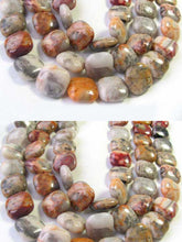 Load image into Gallery viewer, Wild Crazy Lace Agate Square Coin Bead Strand 109225 - PremiumBead Alternate Image 3
