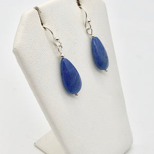 Lapis Lazuli and Sterling Silver Earrings 310825A - PremiumBead Alternate Image 6