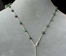 Load image into Gallery viewer, Designer Ruby Zoisite Drop &amp; 925 Sterling Silver 18-21 inch Necklace 6337 - PremiumBead Alternate Image 4
