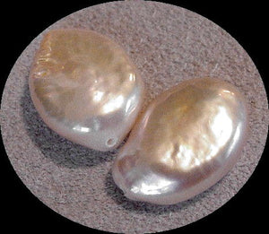 Creamy Oval/Teardrop FW Coin Pearl Strand - PremiumBead Alternate Image 12