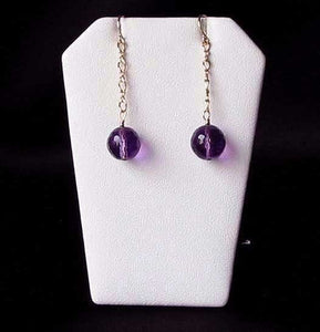 Unique Amethyst and 14Kgf Stiletto Earrings 5703 - PremiumBead Primary Image 1