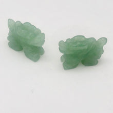 Load image into Gallery viewer, Wild 2 Aventurine Hand Carved Winged Dragon Beads | 21x14x9mm | Green
