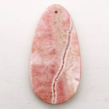 Load image into Gallery viewer, Natural Lacy Pink Rhodochrosite Pendant Bead | 60x30mm| Pink | Teardrop | 1 Bd | - PremiumBead Alternate Image 4
