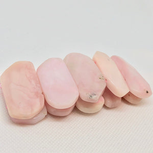 350cts! Pink Peruvian Opal Stretchy Bracelet 10531B - PremiumBead Alternate Image 4