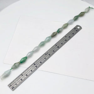 5 Lantern Cut AAA Jadeite 14x7mm Faceted Beads for Jewelry Making - PremiumBead Alternate Image 8