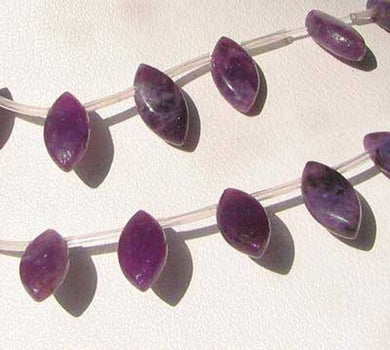 9 Natural Lepidolite 12x6x4mm Marquis Briolette 9623 - PremiumBead Primary Image 1