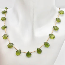 Load image into Gallery viewer, Natural Green Peridot Briolette &amp; 14Kg 26 inch Necklace 867 - PremiumBead Primary Image 1
