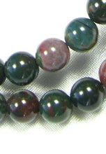 Load image into Gallery viewer, Divine 8 inch Bloodstone Agate 6mm Bead Strand 9470HS - PremiumBead Alternate Image 2
