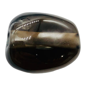 Smoky Quartz Statement Oval | 30x23x16 | Smoke | 1 Bead |