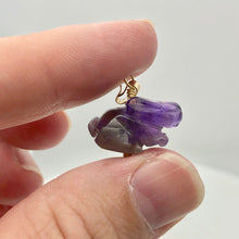 Load image into Gallery viewer, Hop! Amethyst Easter Bunny &amp; 14Kgf Pendant 509255AMG - PremiumBead Alternate Image 6
