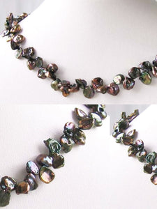 Design Green Dragonskin Keishi FW Pearl Strand 109946N - PremiumBead Alternate Image 3